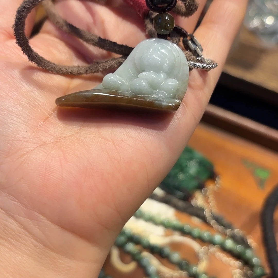 翡翠颈饰未镶嵌原创