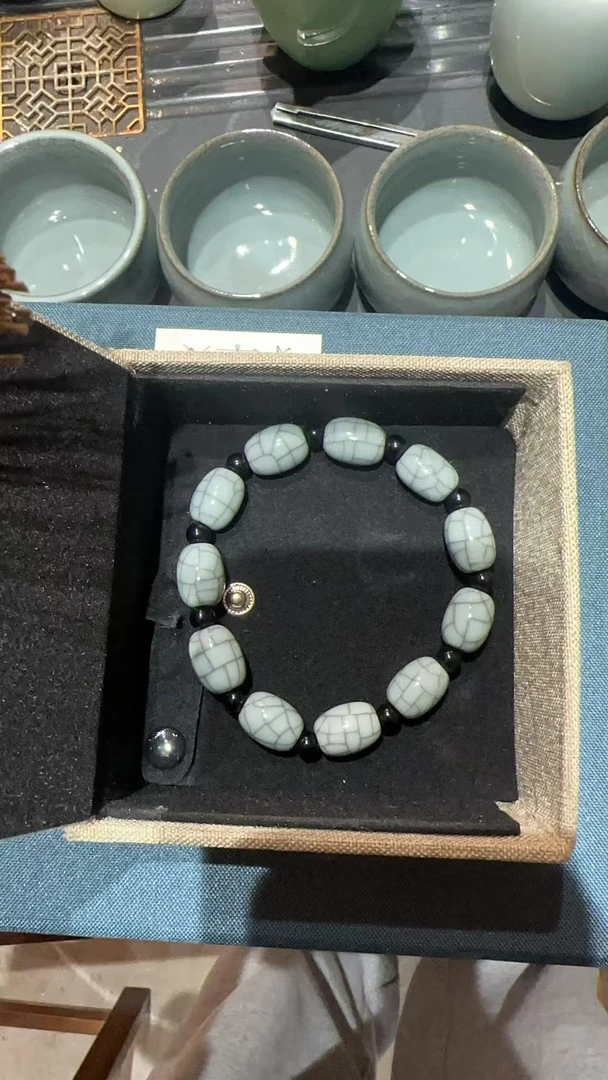 陶瓷手链 手串手链摆件把玩