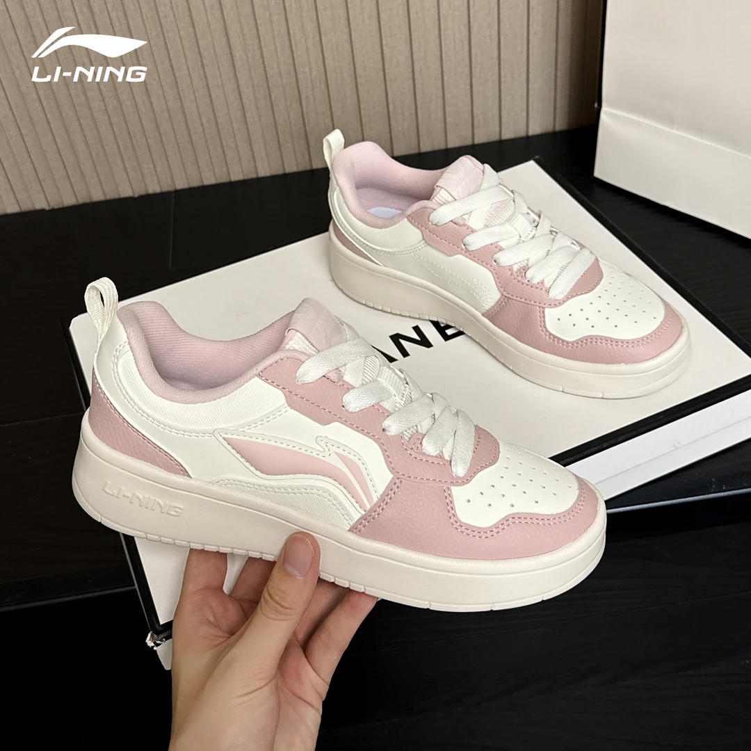 李宁女鞋初云透气轻便百搭休闲鞋子女款爆款2025新款正品休闲鞋子