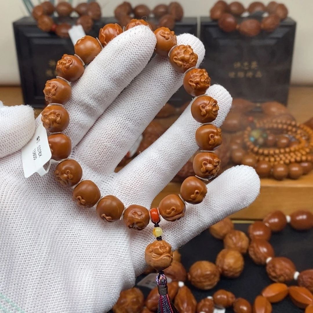 手串橄榄核曹华老师十八罗汉