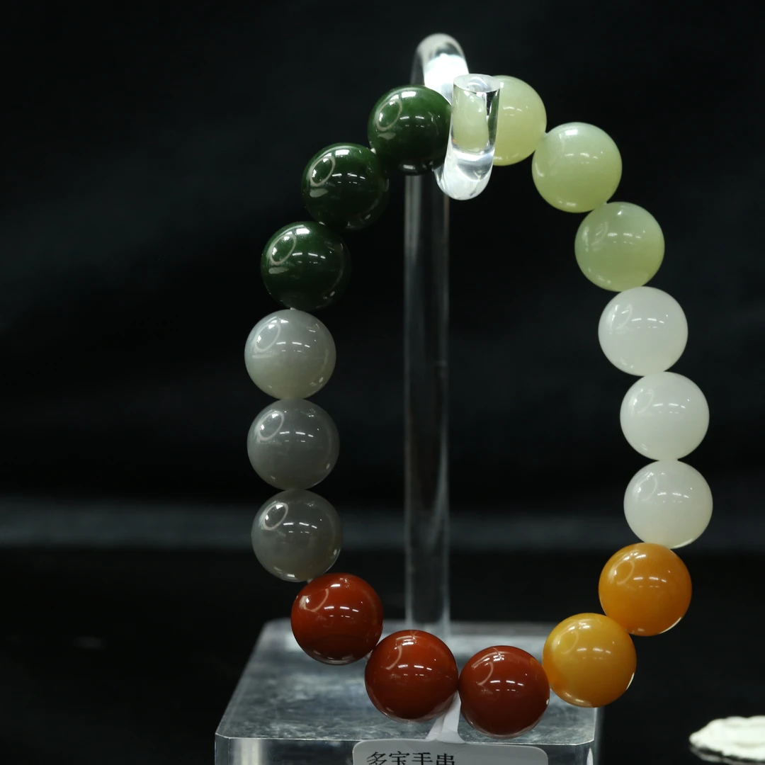 8和田玉多宝手串/201406保利厦门拍卖