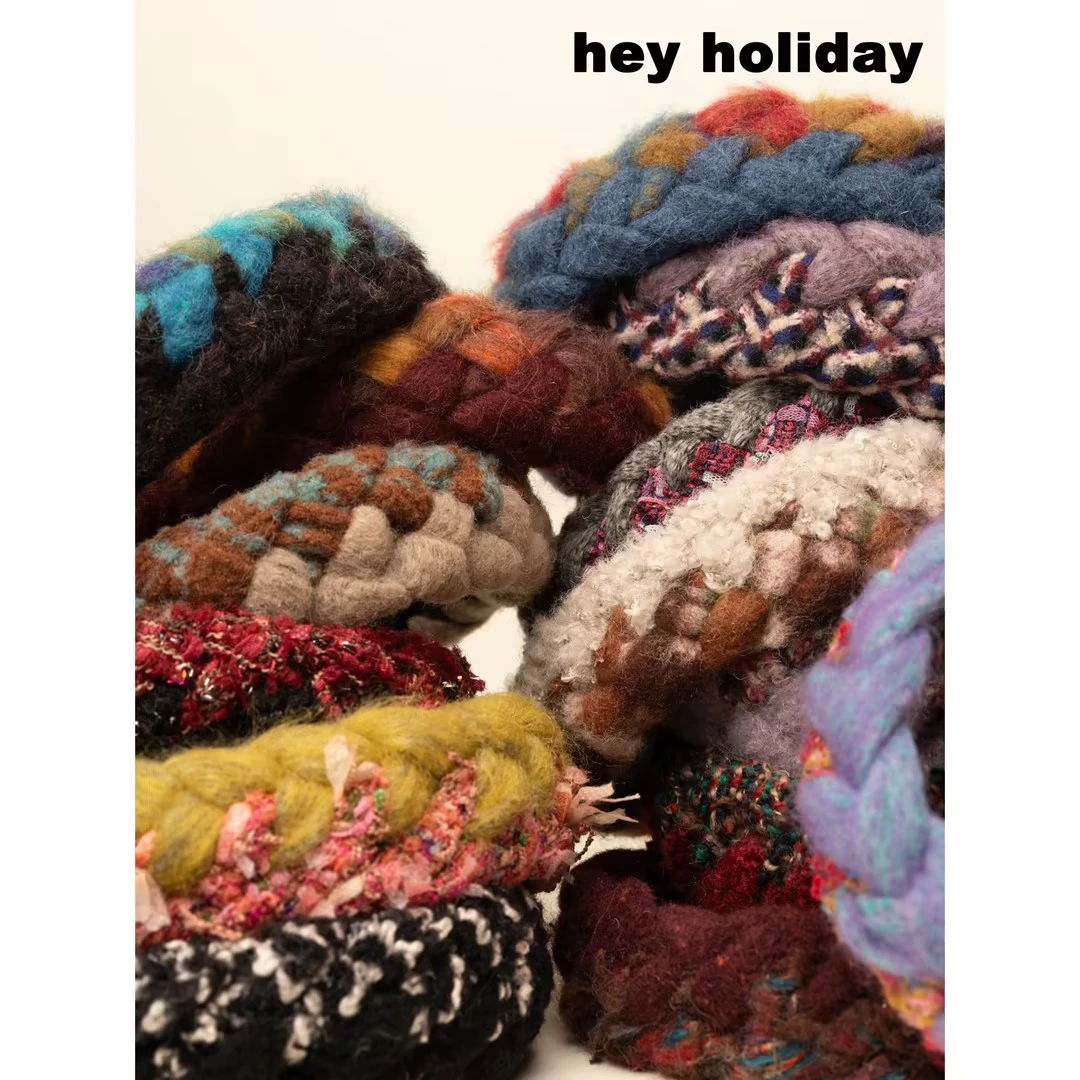 秋冬新款六股辫发箍气质百搭少女发饰简约编织发箍网红复古韩版