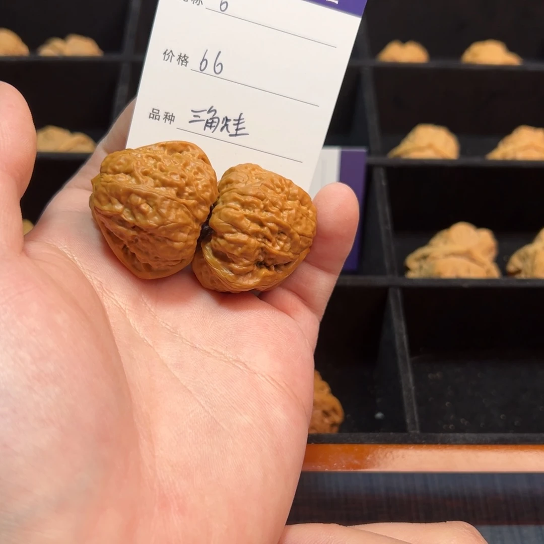 文玩核桃把件文玩核桃三角蛙6