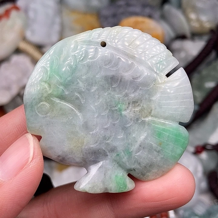 颈饰未镶嵌翡翠翡翠