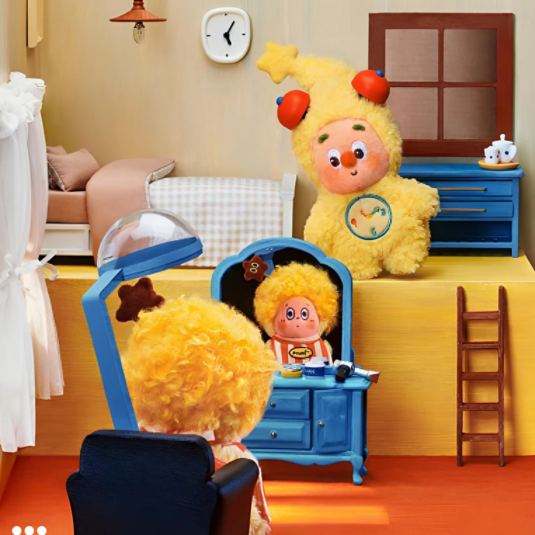 【直播间代拆】（123星星人毛绒）emma秘境森林空间香薰片盲袋