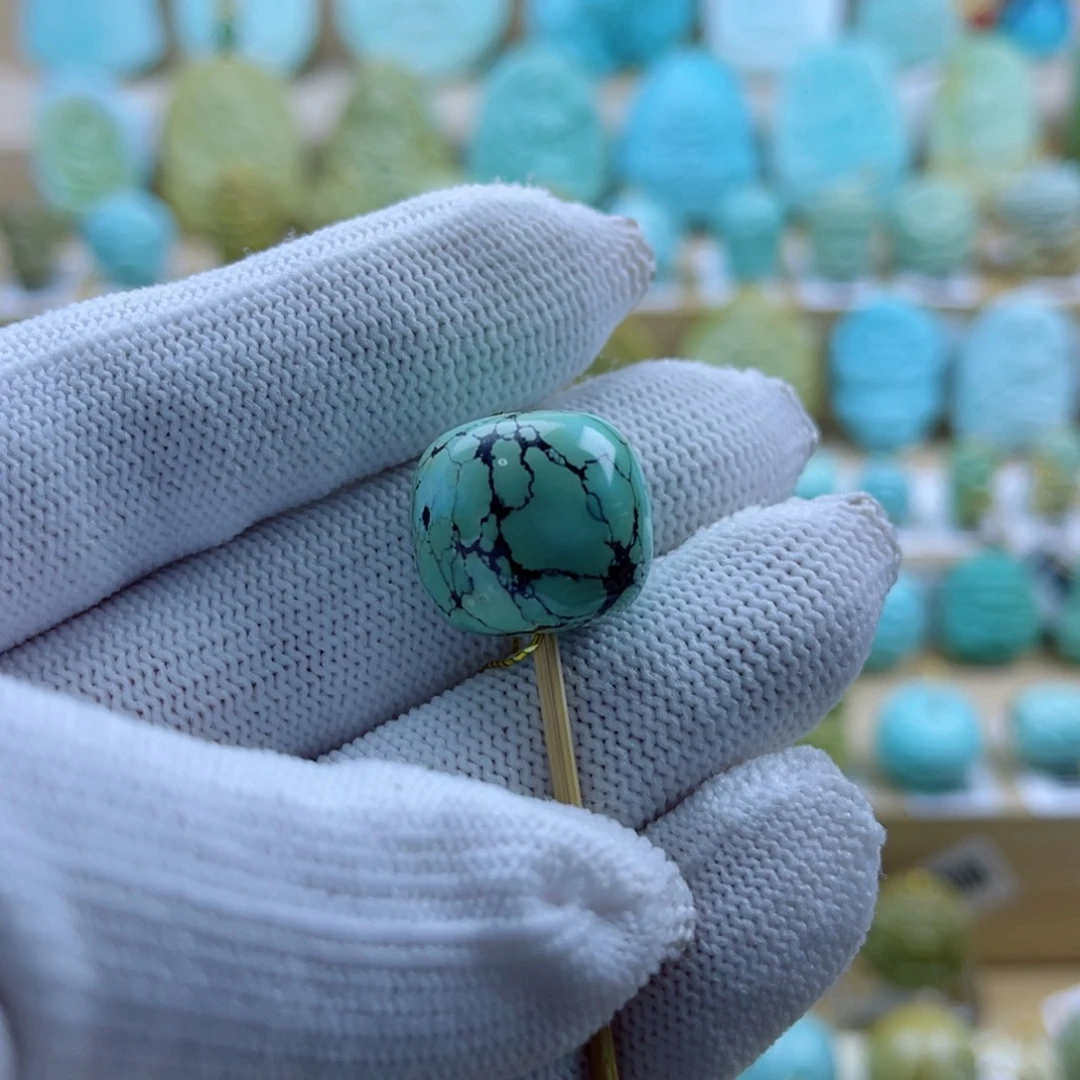 绿松石未镶嵌珠宝奇石16mm