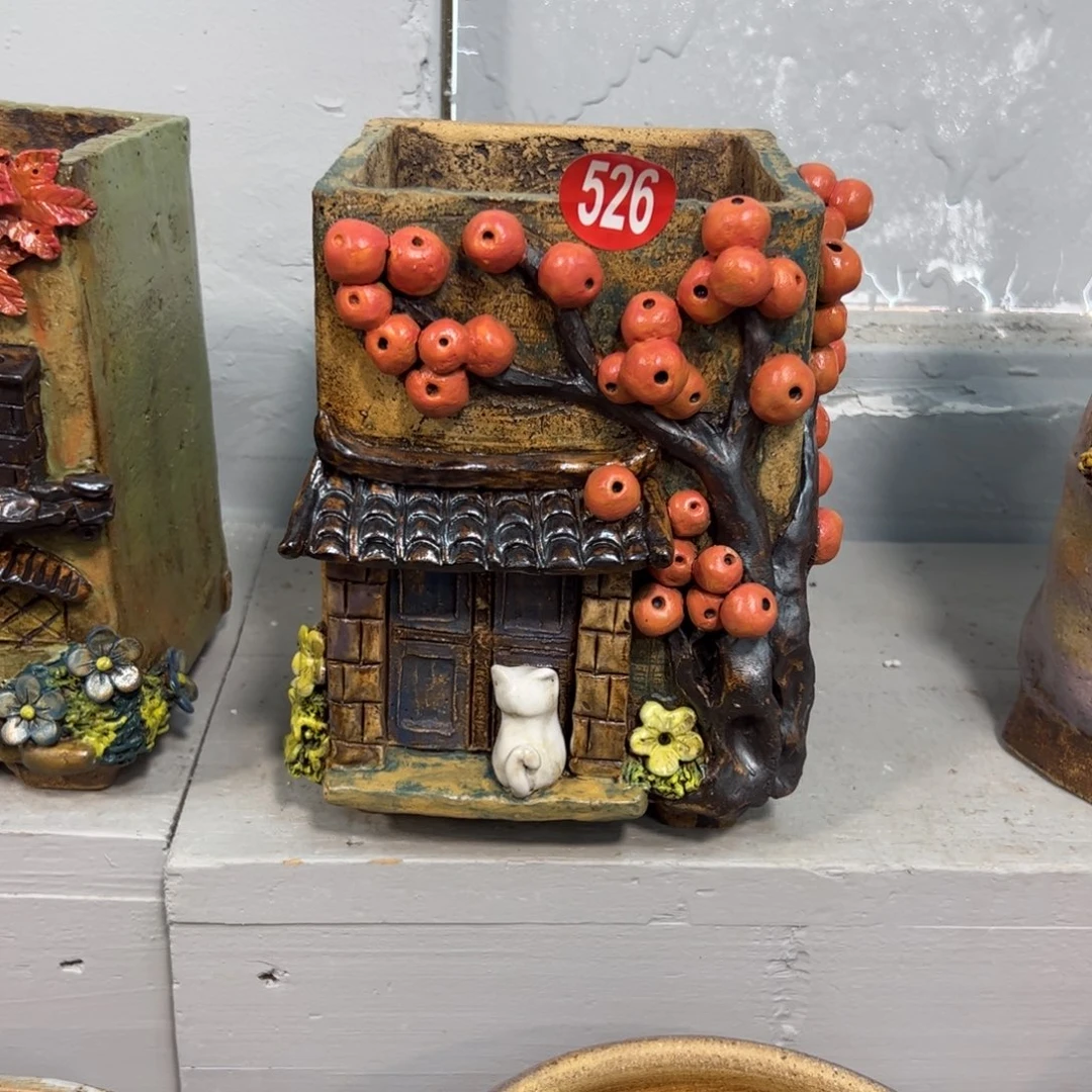 526 号陶然花器手工花盆