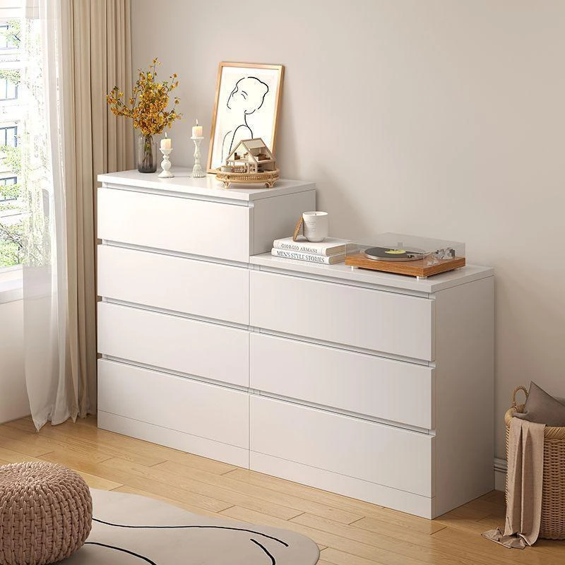 新疆包邮五斗柜带抽屉收纳储物柜家用靠墙柜子床尾置物柜客厅玄关