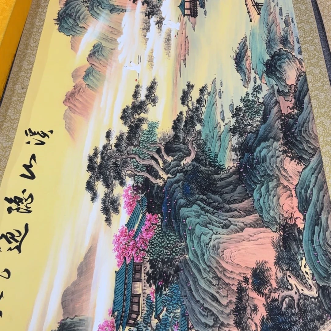 国画QC原创横山水作品！带证书！限购一单