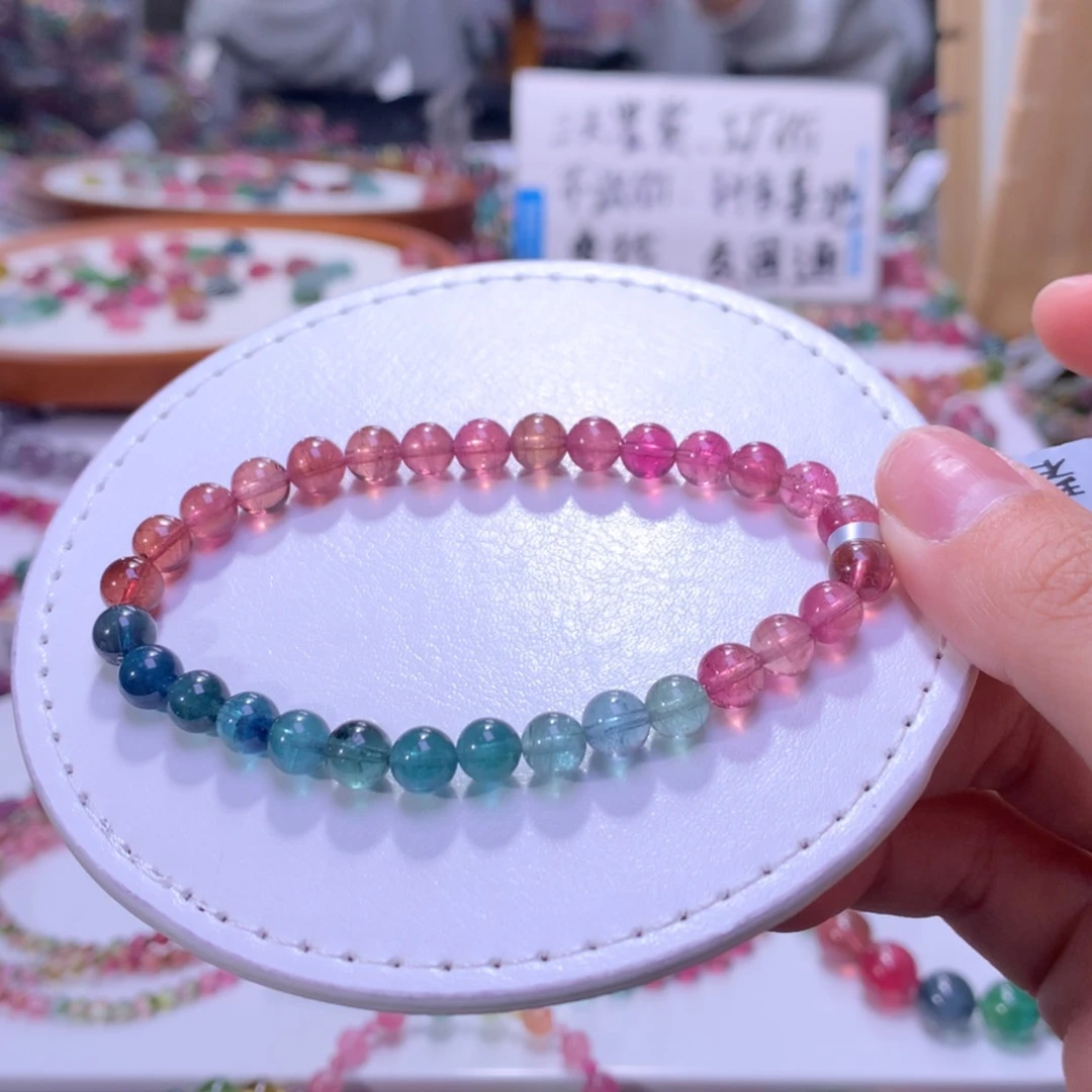 【闪购商品】未镶嵌手串碧玺6.3mm左右