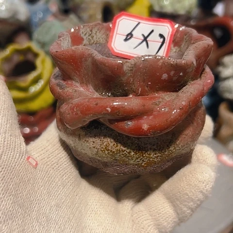 粗陶花盆手工花盆制作就这样