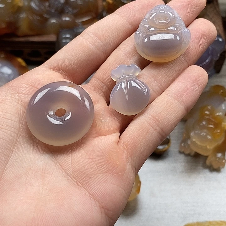 玛瑙/玉髓未镶嵌颈饰