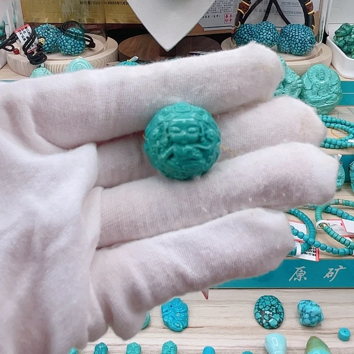 未镶嵌绿松石套链