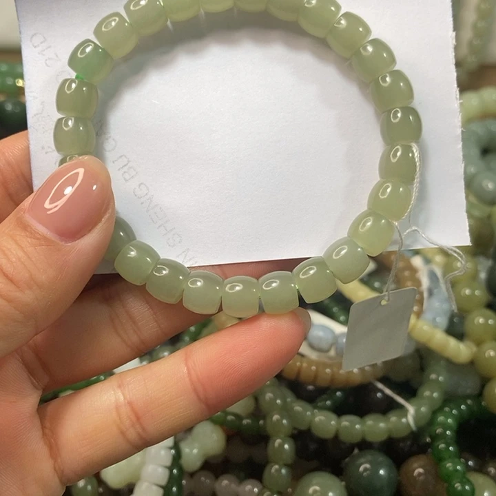 和田玉手串未镶嵌