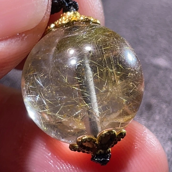 ღ***࿐未镶嵌颈饰发晶钛晶