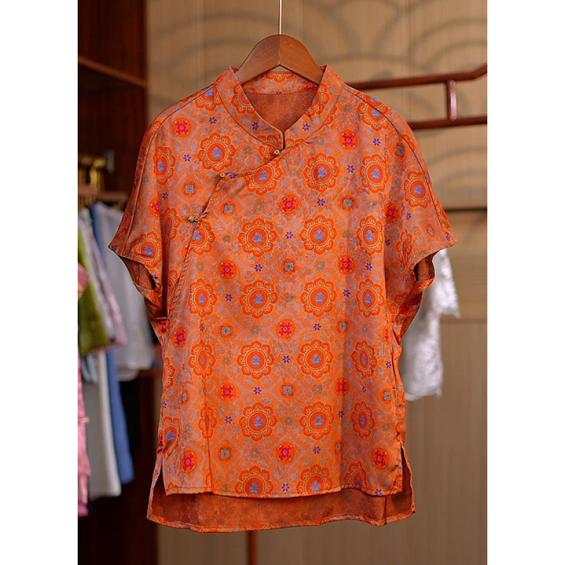 《庆香·衫》夏季新款复古文艺高定新中式国风女款女衫