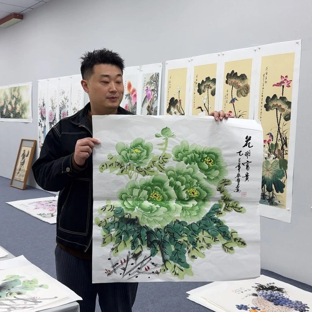 国画国画作品宣纸纯手绘