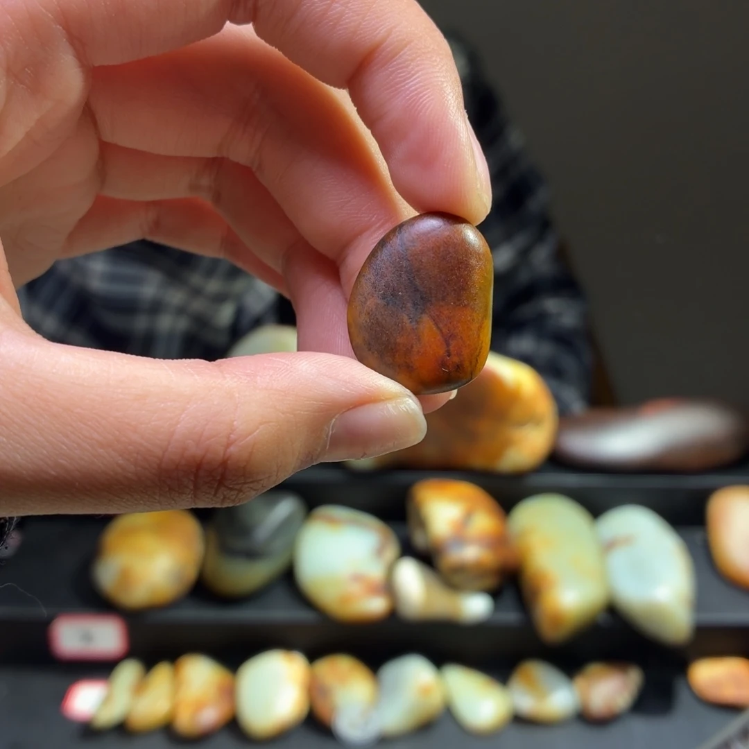 和田玉未镶嵌挂件6.9