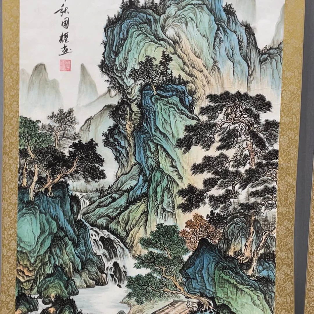 国画老师手绘带运险w