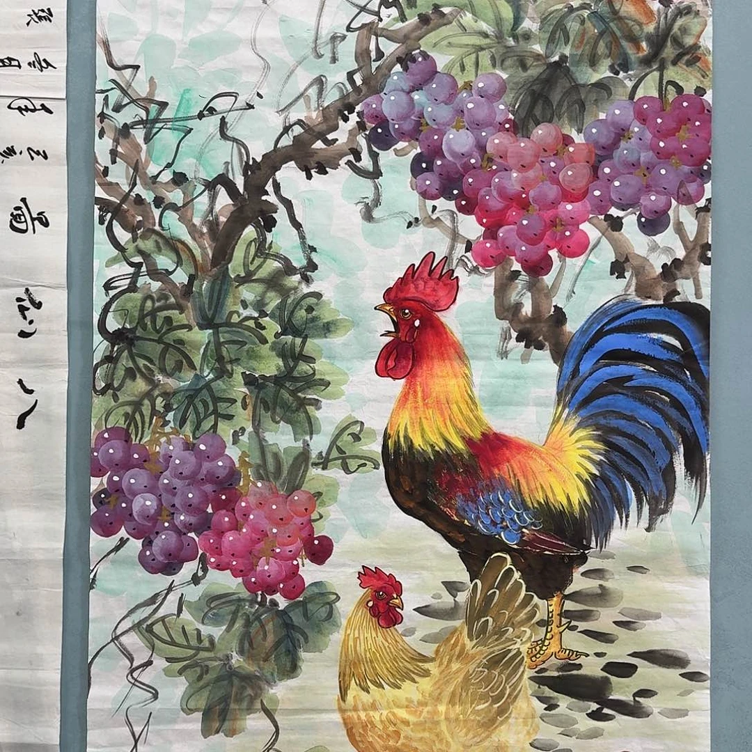 纯手绘国画作品作品