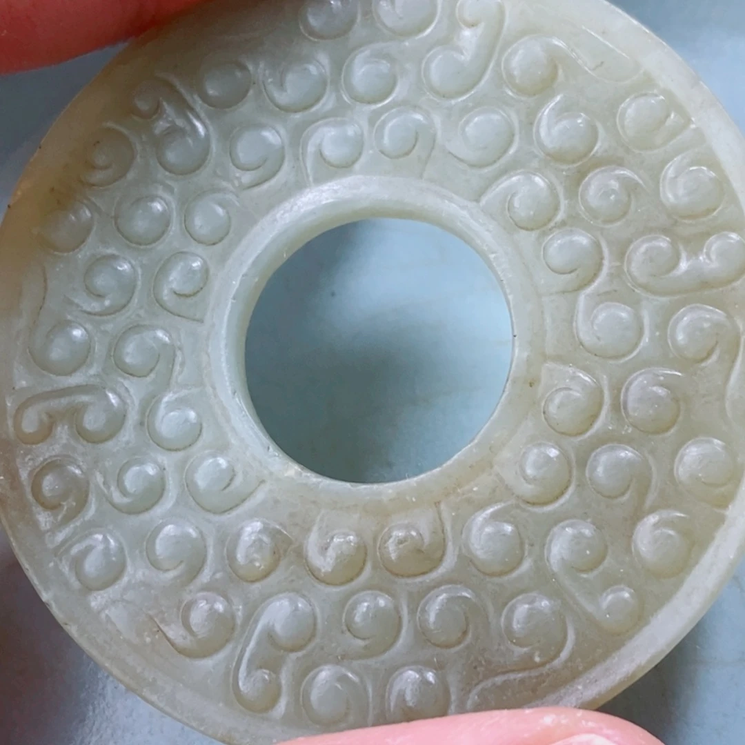 瓷片恭喜发财、平安喜乐