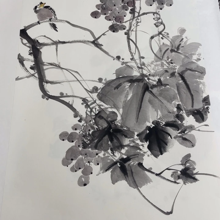 姜奇老师花鸟作品69×46