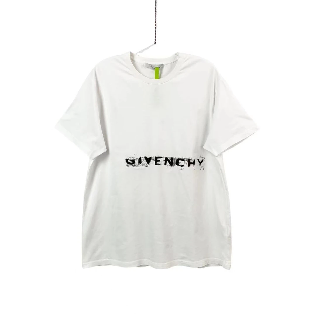 95新 Givenchy/纪梵希  kk零零三 棉 字母logo印花短袖 M码
