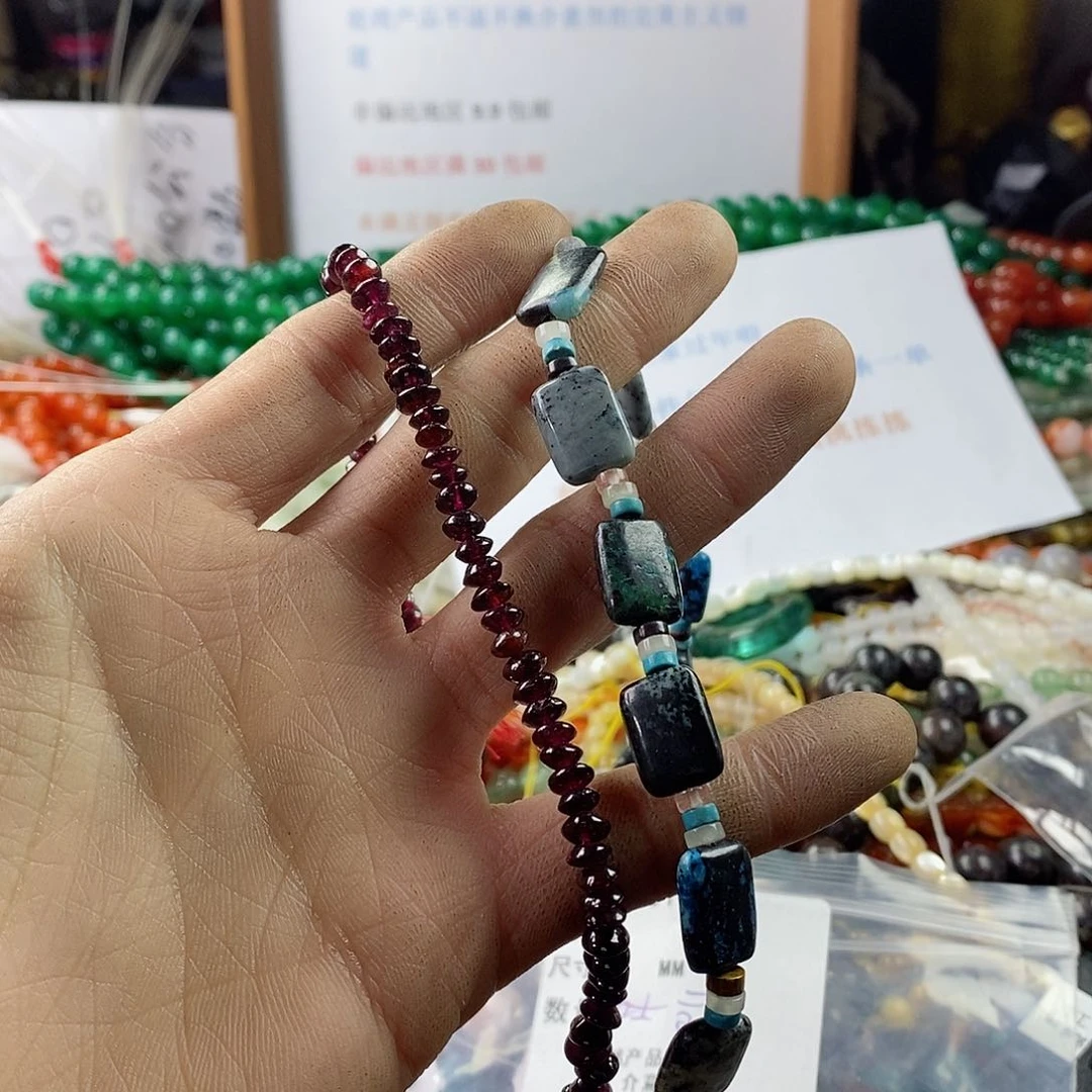 玛瑙/玉髓珠宝半成品合金吐*?两条E101