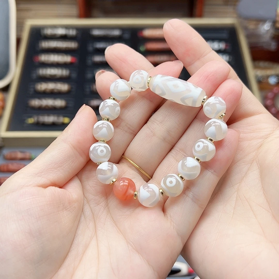 玛瑙/玉髓合金颈饰