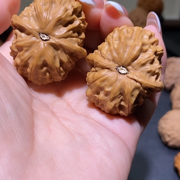 把件文玩核桃40黄松峪元宝