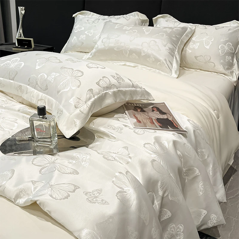 轻奢高级感夏凉被子空调被可机水洗家用夏天季凉感冰丝被薄款被芯