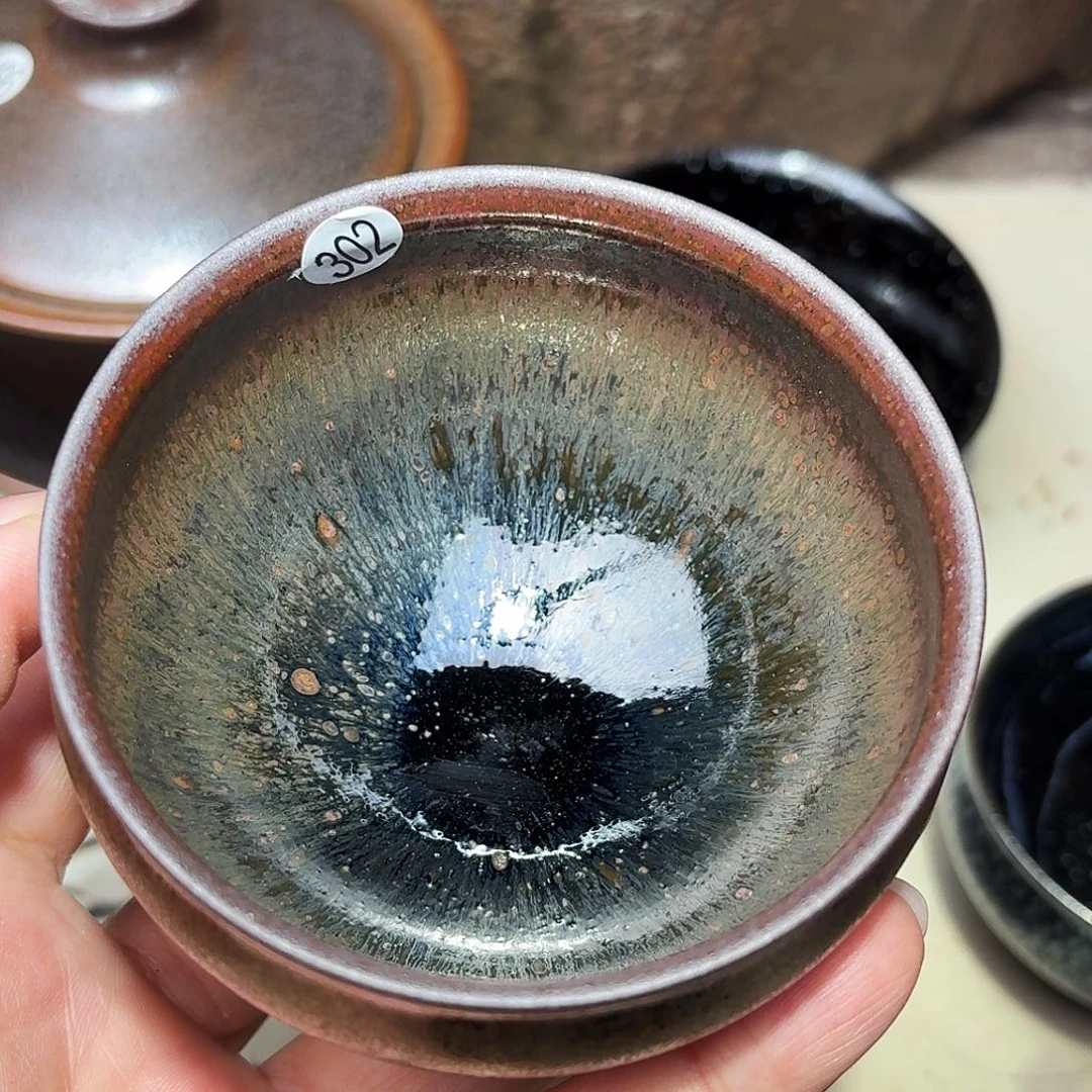 茶盏义兴龙窑建盏302微瑕