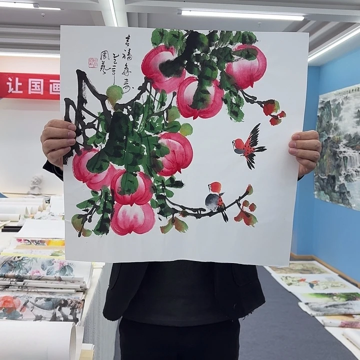 国画手绘国画作品