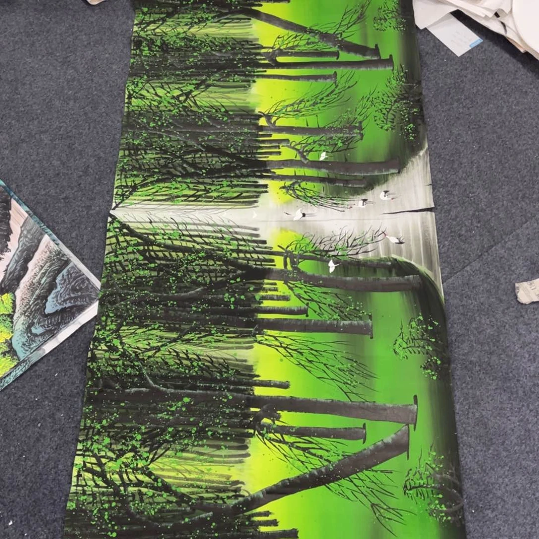 国画处理作品看好再拍哦