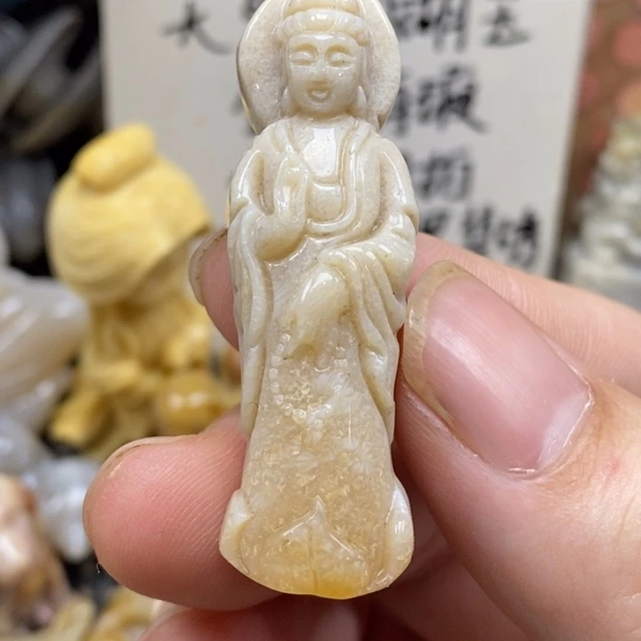 硅化珊瑚（珊瑚玉）未镶嵌颈饰
