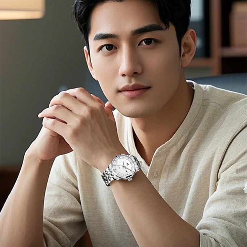 【68周年限量款】上海牌全自动机械表男款爆款2025新款夜光防水腕表