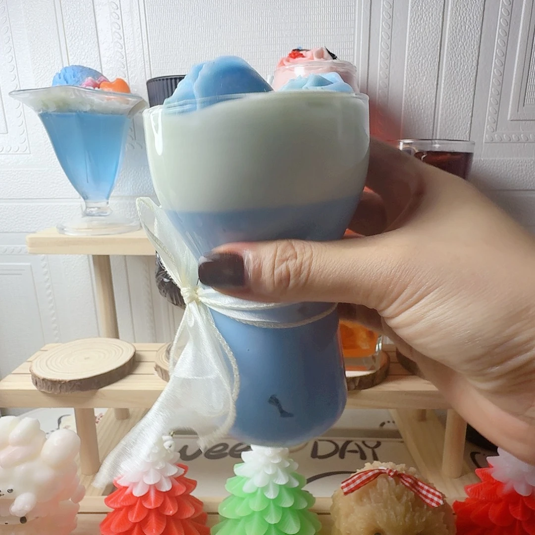 蓝色玫瑰香薰蜡烛111111