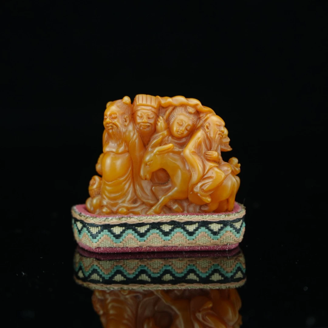 田黄丨 八仙过海 摆件/盛和 TSW28003 42.57g