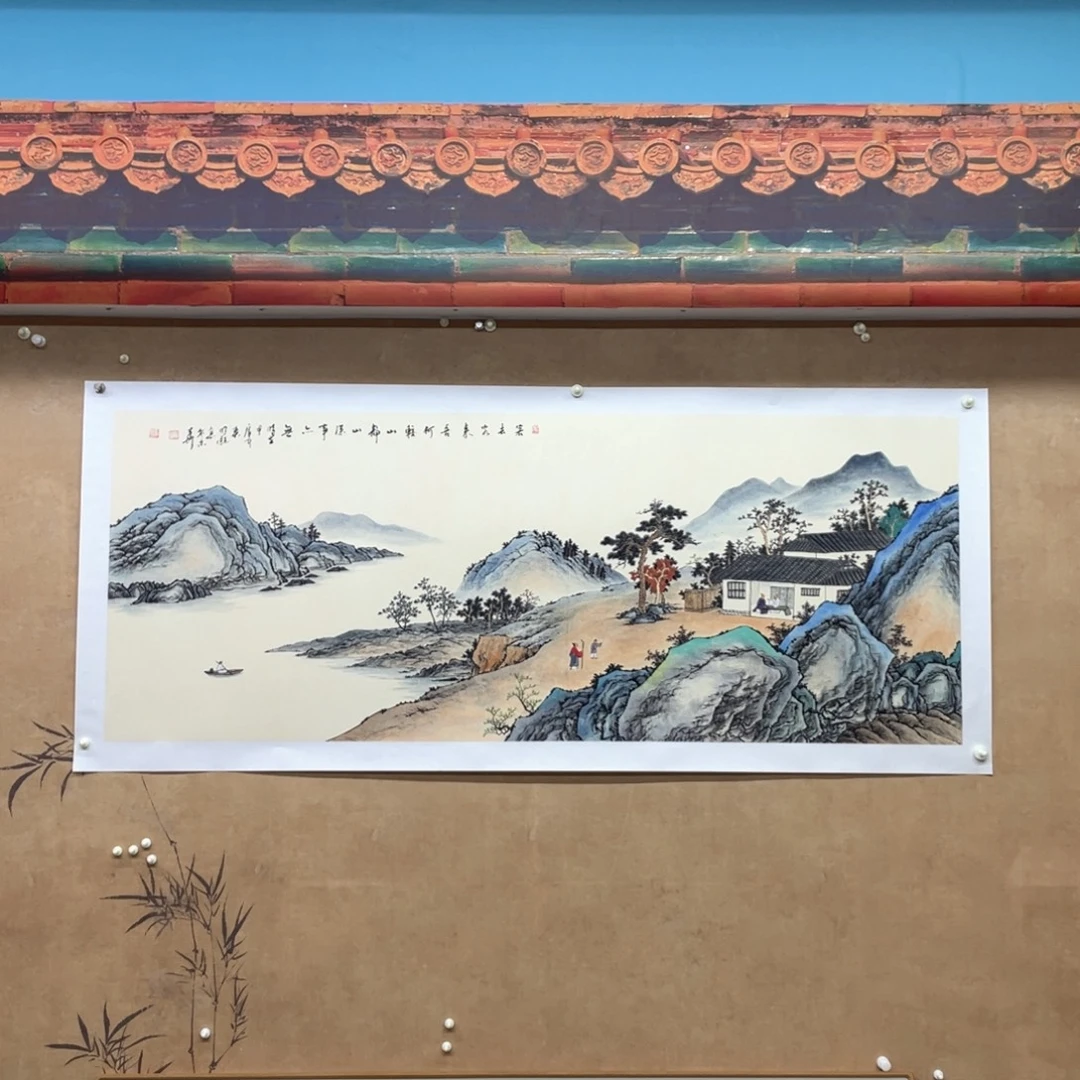 国画国画作品精品山水