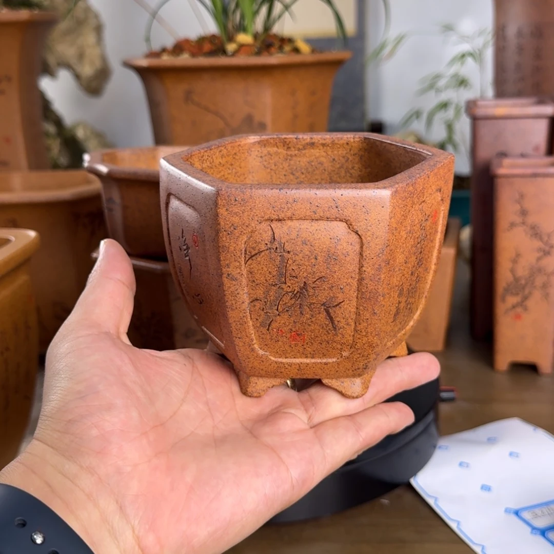 已***名紫砂花盆紫砂花盆