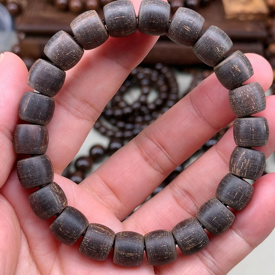 【闪购商品】贡木其他巴贡黑油虎珀8*9.8小单圈福利