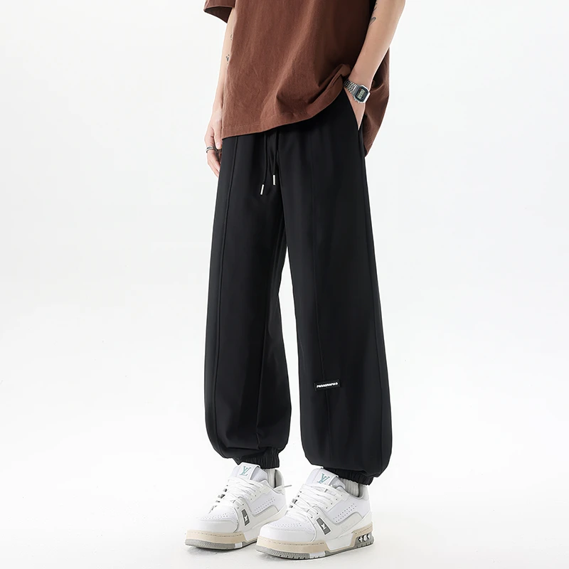 2025裤子新款休闲时尚百搭运动裤防泼水百搭休闲裤宽松潮流裤子男