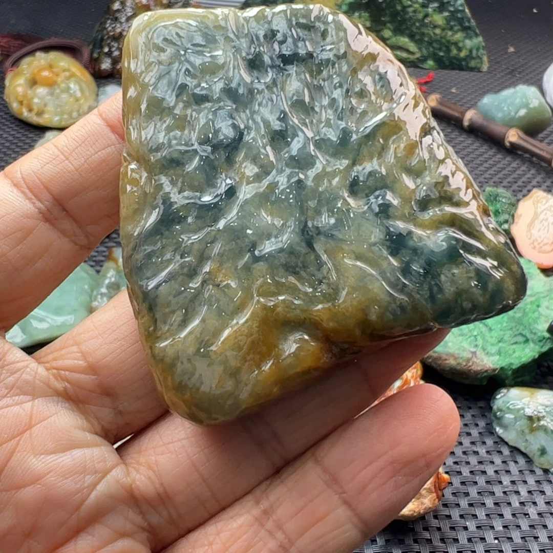 翡翠裸石缅甸翡翠