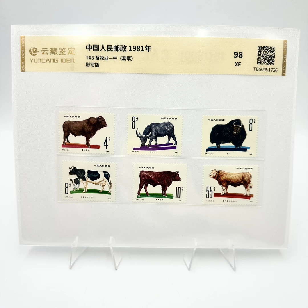 T63 畜牧业-牛 XF98 邮票 片装