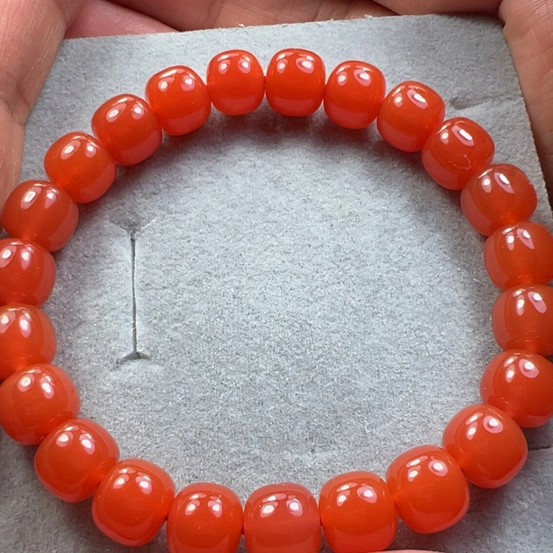 南红玛瑙未镶嵌珠子