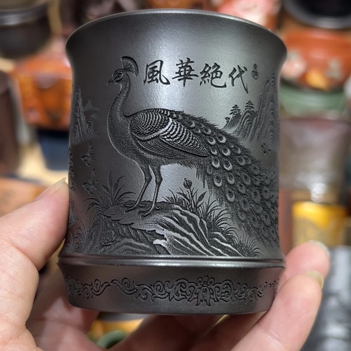 茶杯紫砂宜兴紫砂主人杯