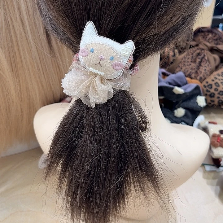 布艺铁合金可爱电话线