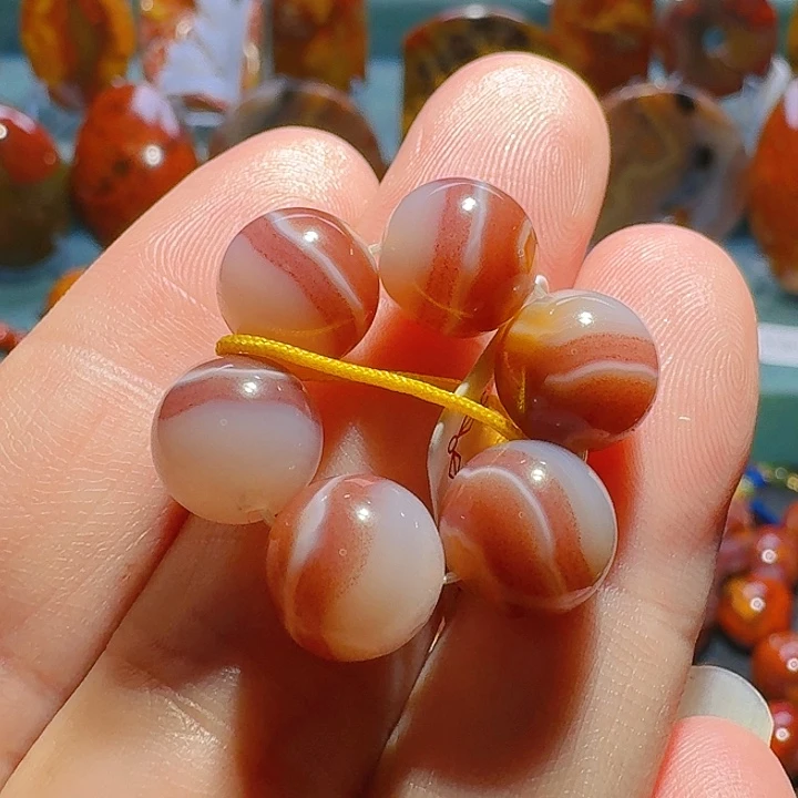 未镶嵌玛瑙/玉髓珠宝半成品