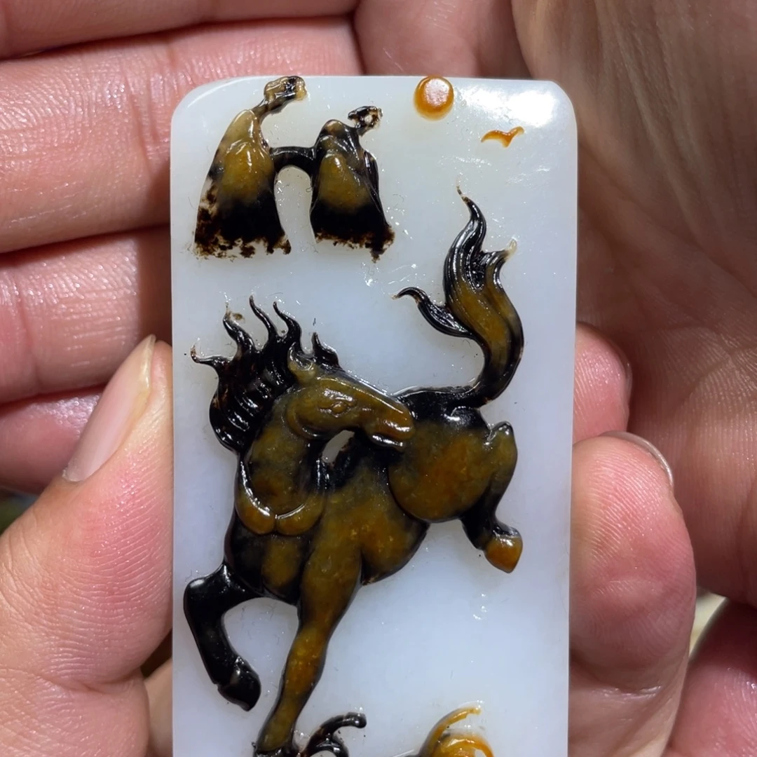 和田玉（糖玉）未镶嵌挂件