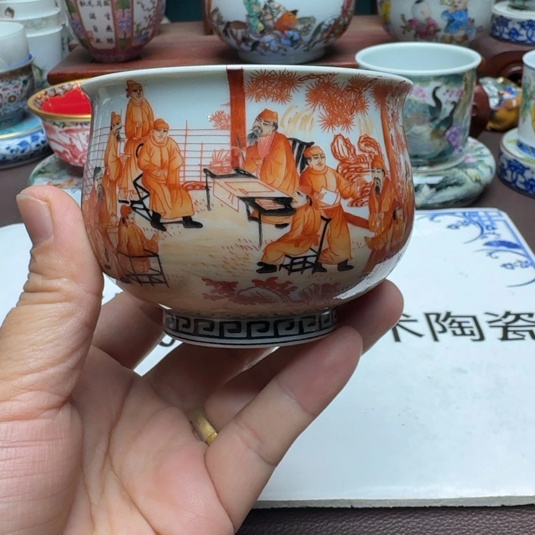 景德镇手工手绘展示